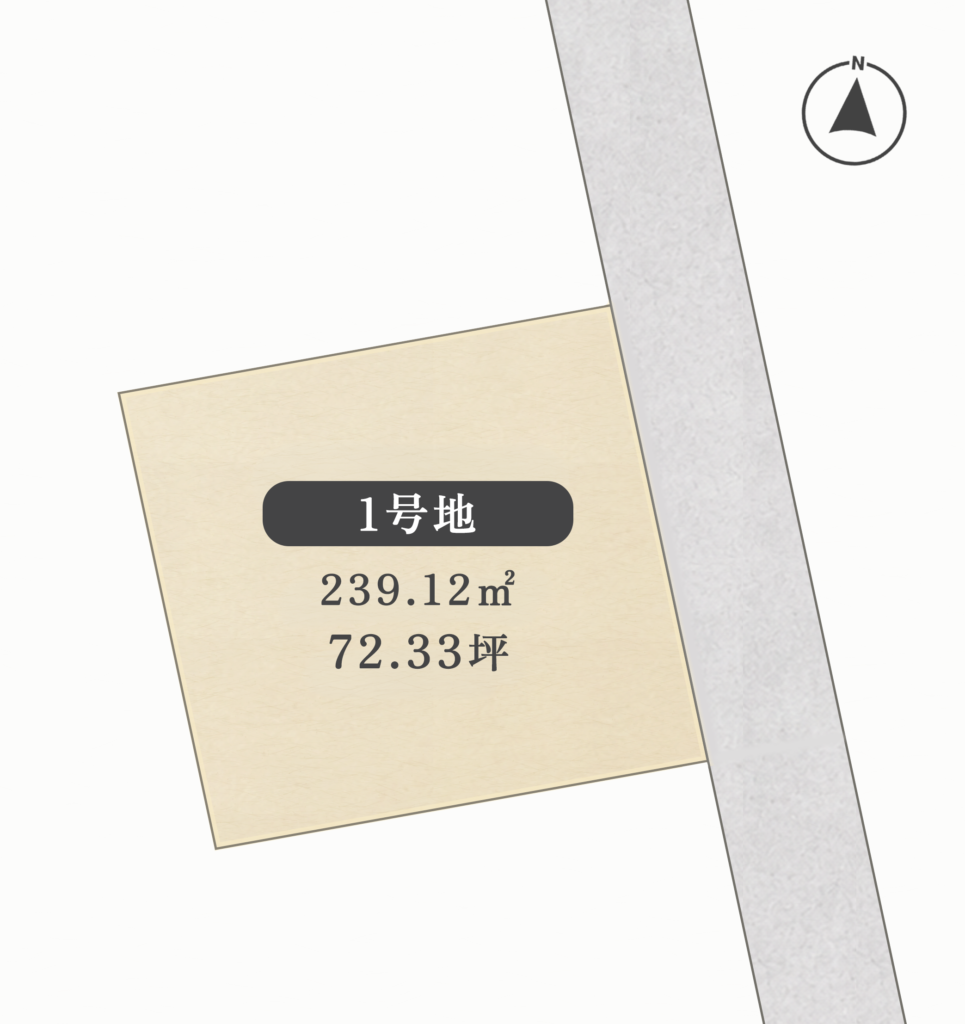 伊勢丘分譲地 1区画
